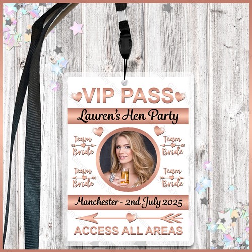 Personalised team bride vip - personalised,