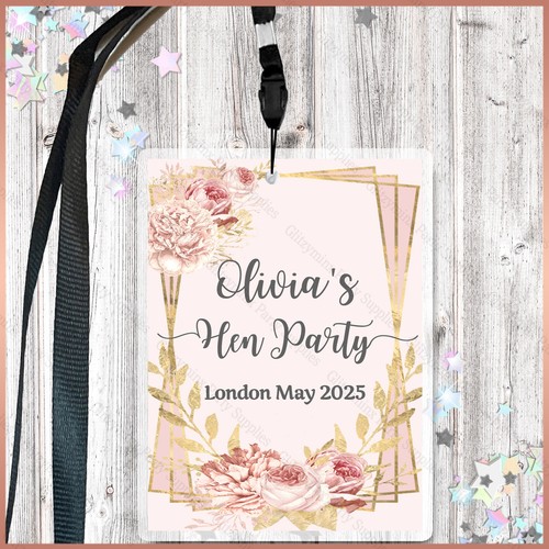 Personalised floral frame vip - personalised,