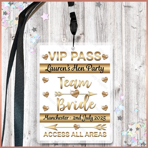 Personalised team bride vip - *,