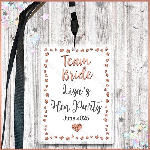 Personalised hearts border - personalised, vip