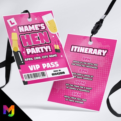 Personalised hen party - personalised,