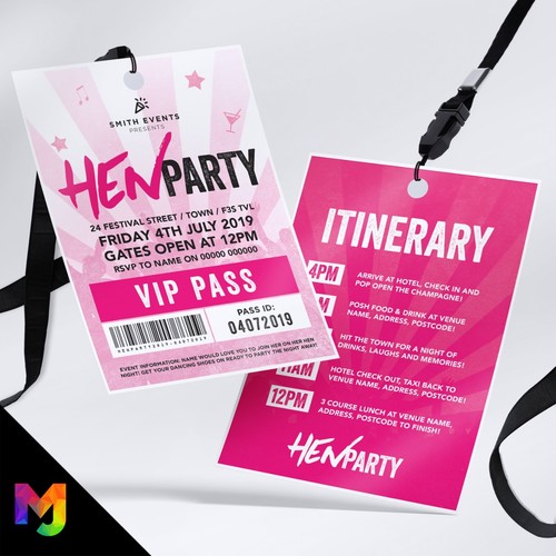 Personalised hen party - personalised,