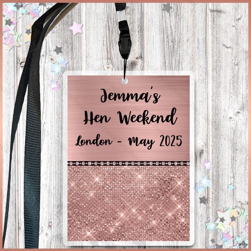 Personalised glitzy vip - glitzy,