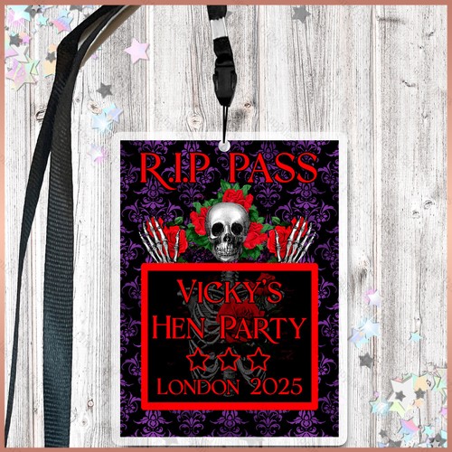 Personalised gothic rip vip - gothic,