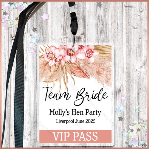Personalised boho floral vip - ,