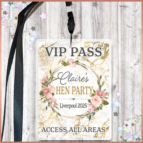 Personalised floral marble - personalised, vip