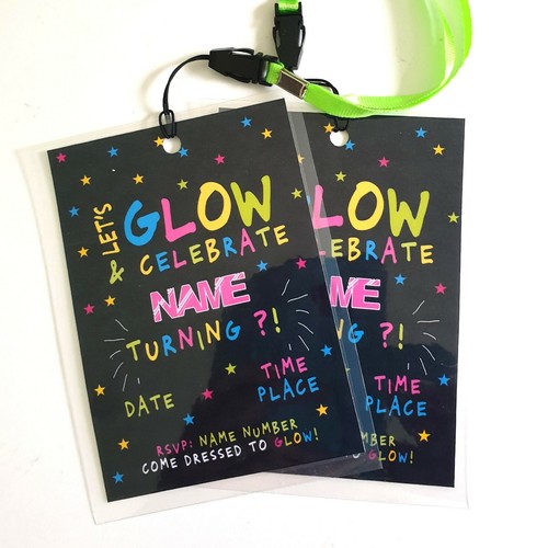 Personalised let glow - let's,