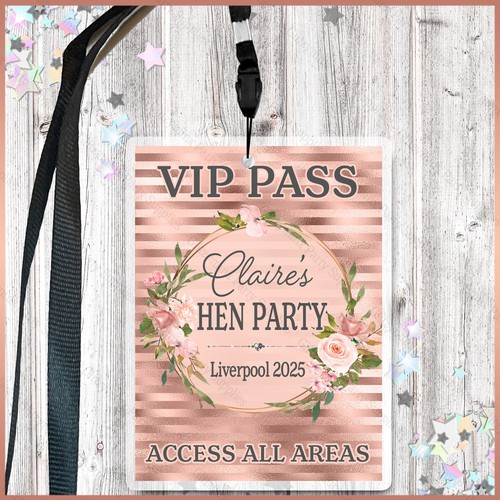 Personalised floral striped - personalised,