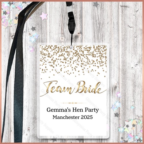 Personalised team bride vip - personalised,