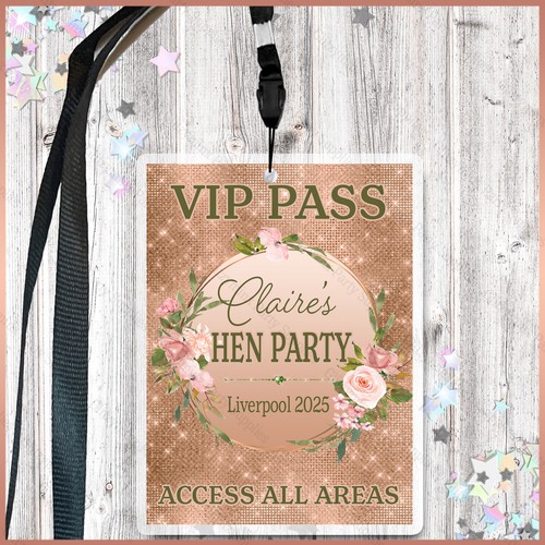 Personalised floral glitz - personalised,