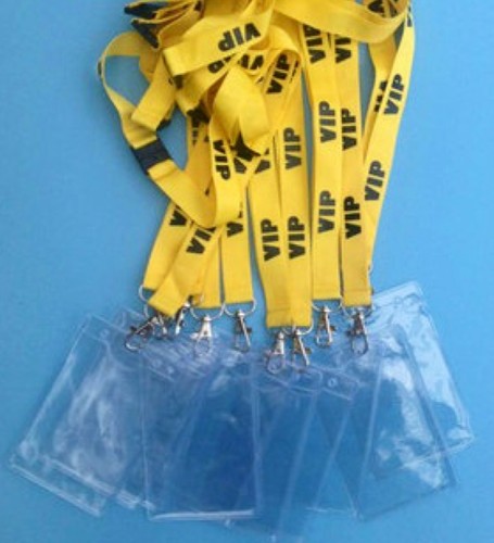 Lanyard with break away vip - with, id